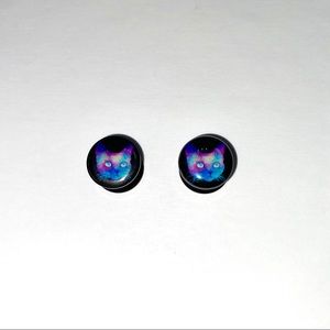 Cat Ear Gauge Plugs, (12mm)